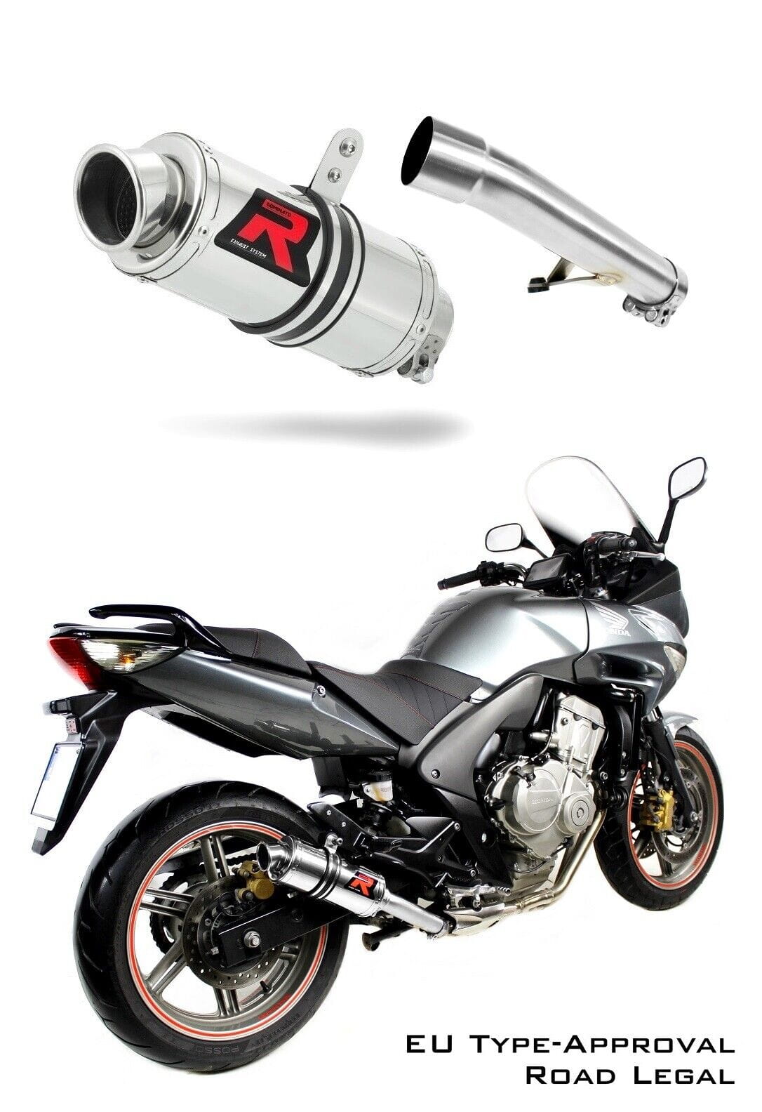 CBF 600 EU Approved Exhaust Silencer GP 1 2008 - 2013 20 m.