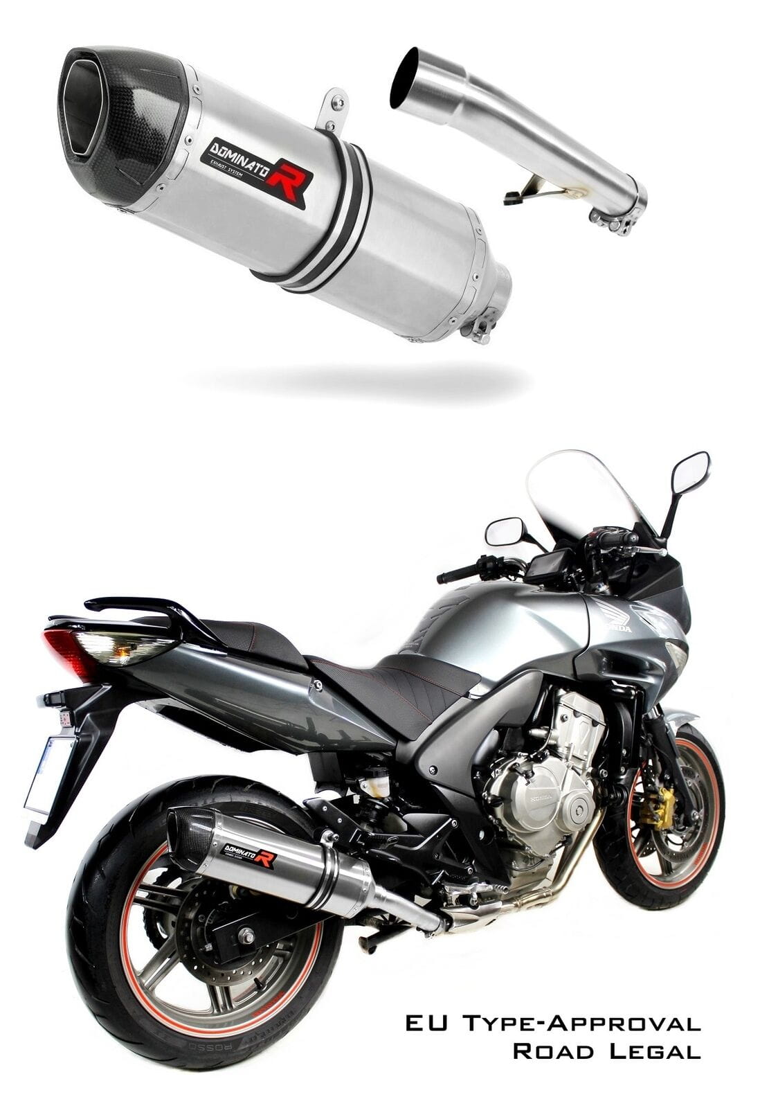 CBF 600 EU Approved Exhaust Silencer HP1 2008 - 2013 20 m.