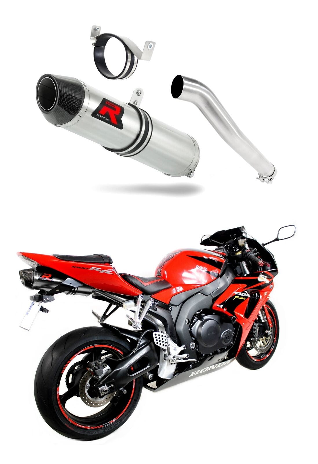 Honda CBR 1000RR 2006 - 2007 Exhaust Silencer Muffler HP2 + dB killer medium 20 m.