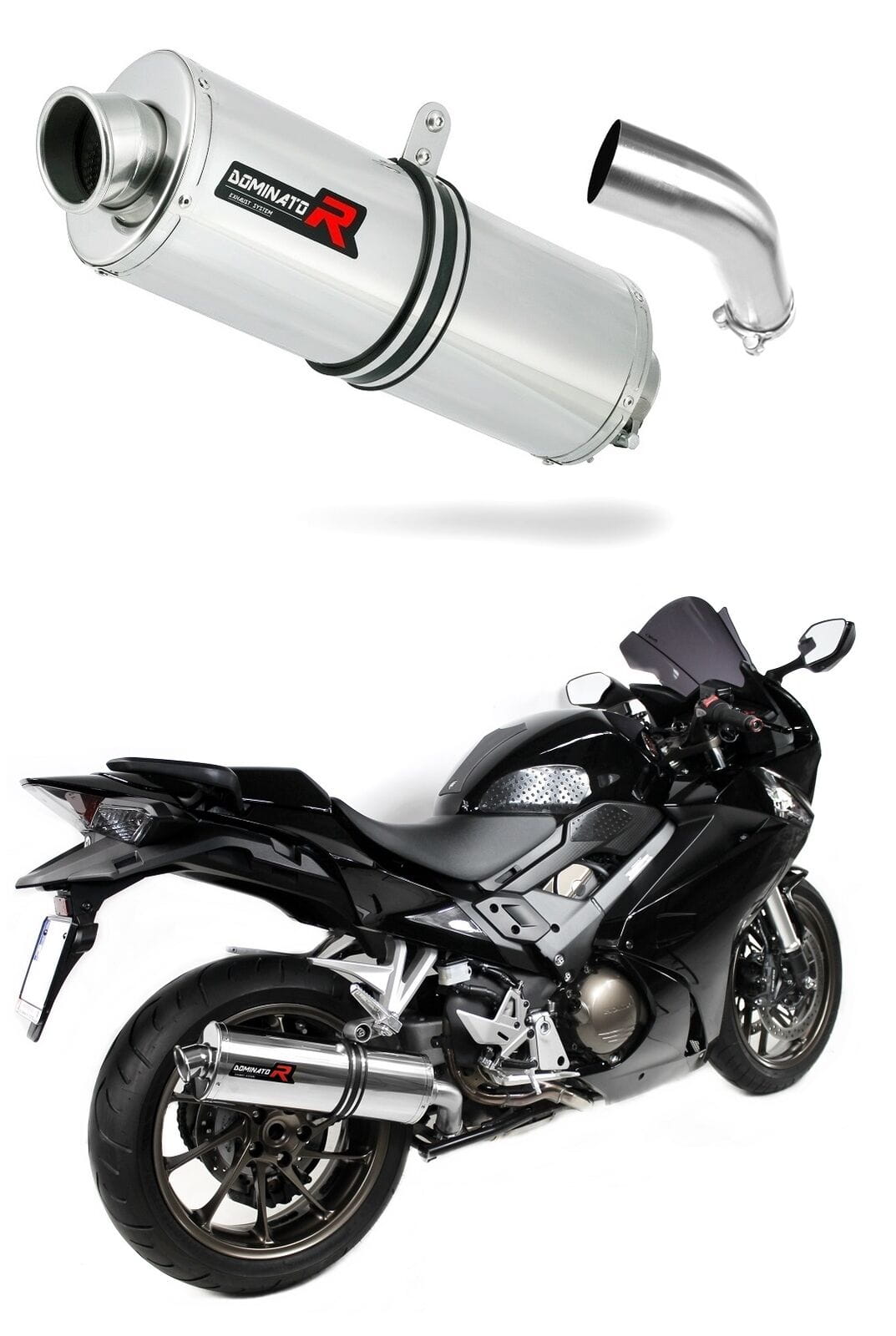 Honda VFR 800 F 2014 - 2019 Exhaust Silencer Muffler OV + dB killer medium 20 m.