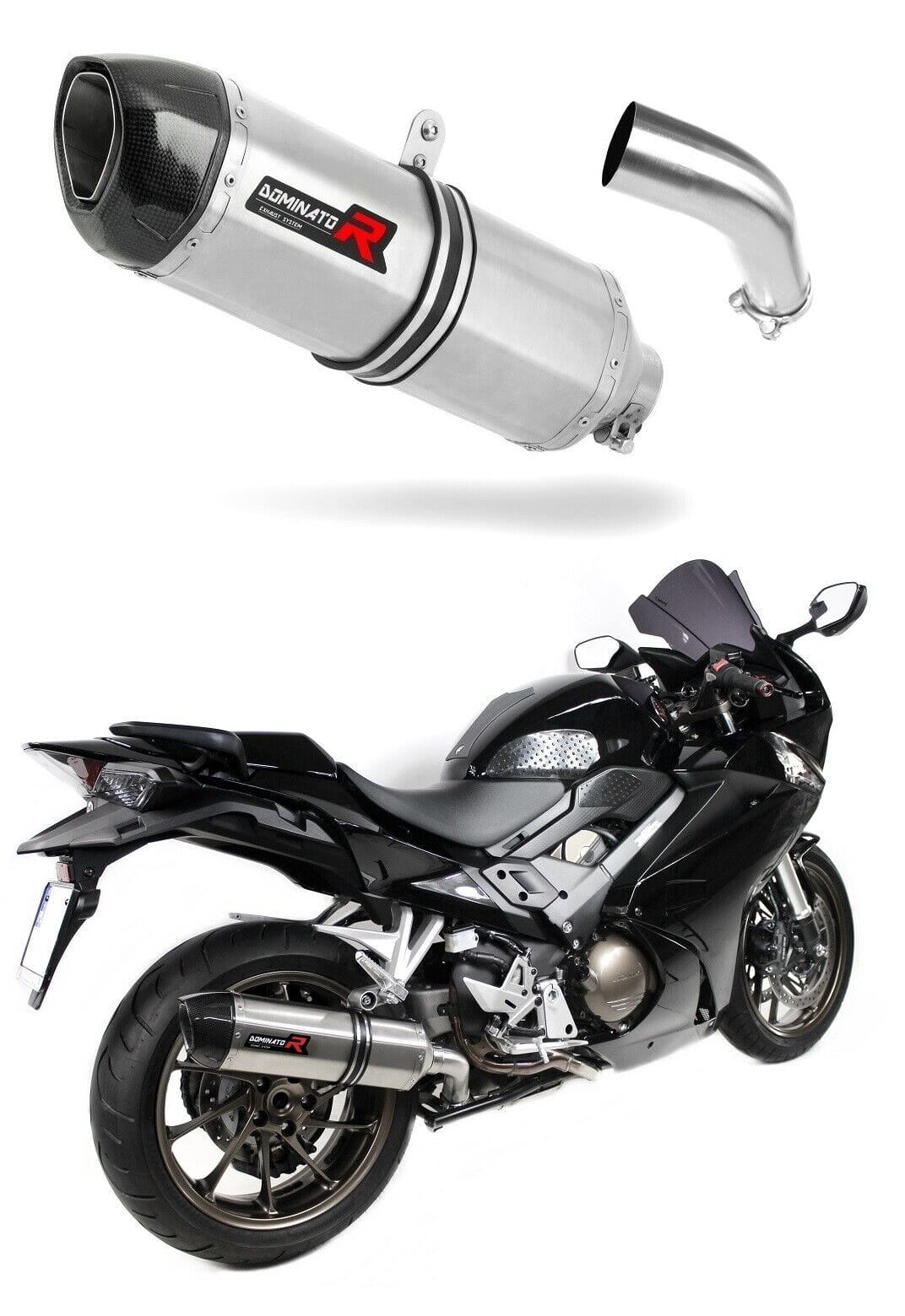 Honda VFR 800 F 2014 - 2019 Exhaust Silencer Muffler HP1 + dB killer medium 20 m.