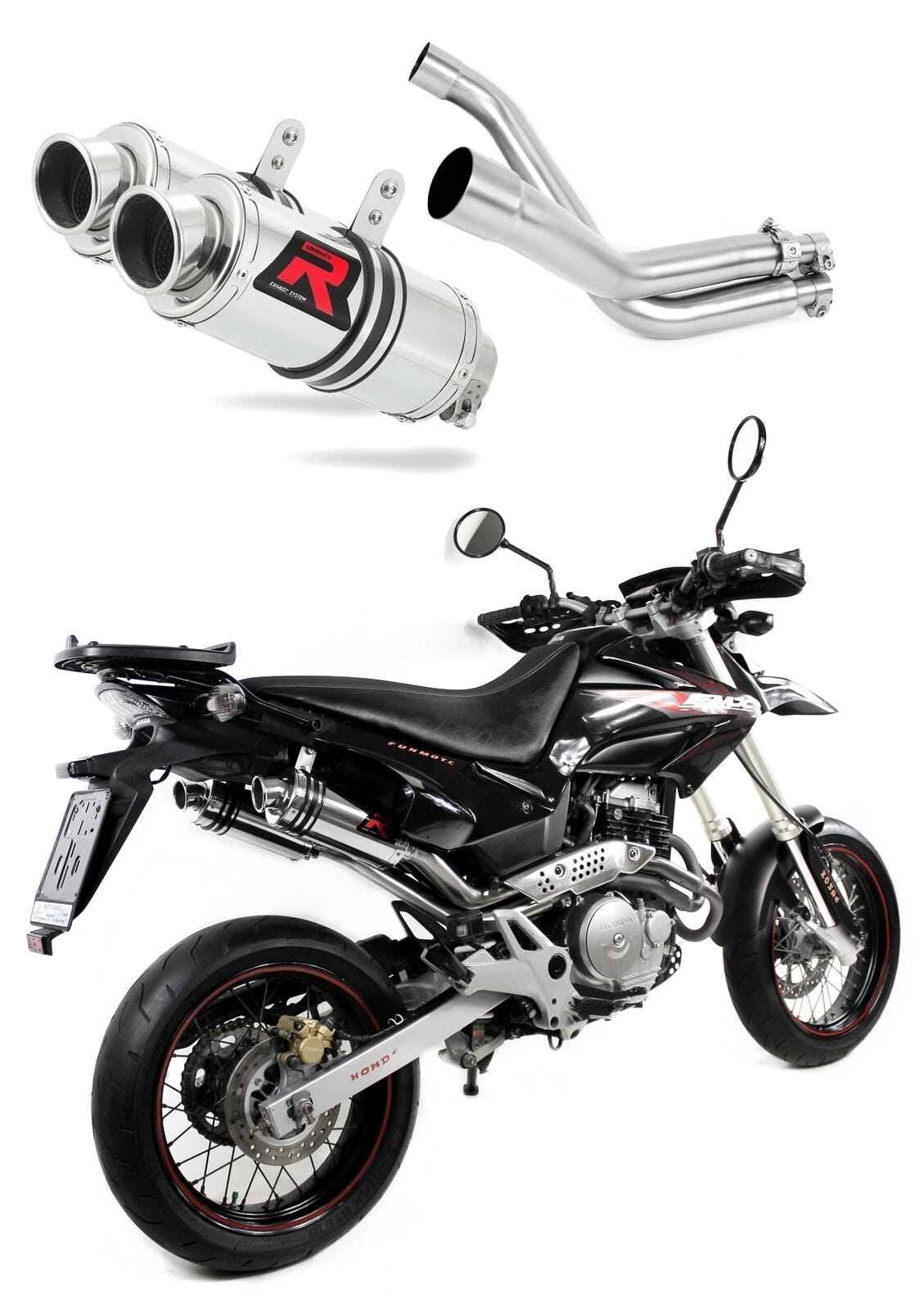 Honda FMX 650 2005 - 2009 Exhaust Silencer Muffler GP1 + dB killer medium 20 m.