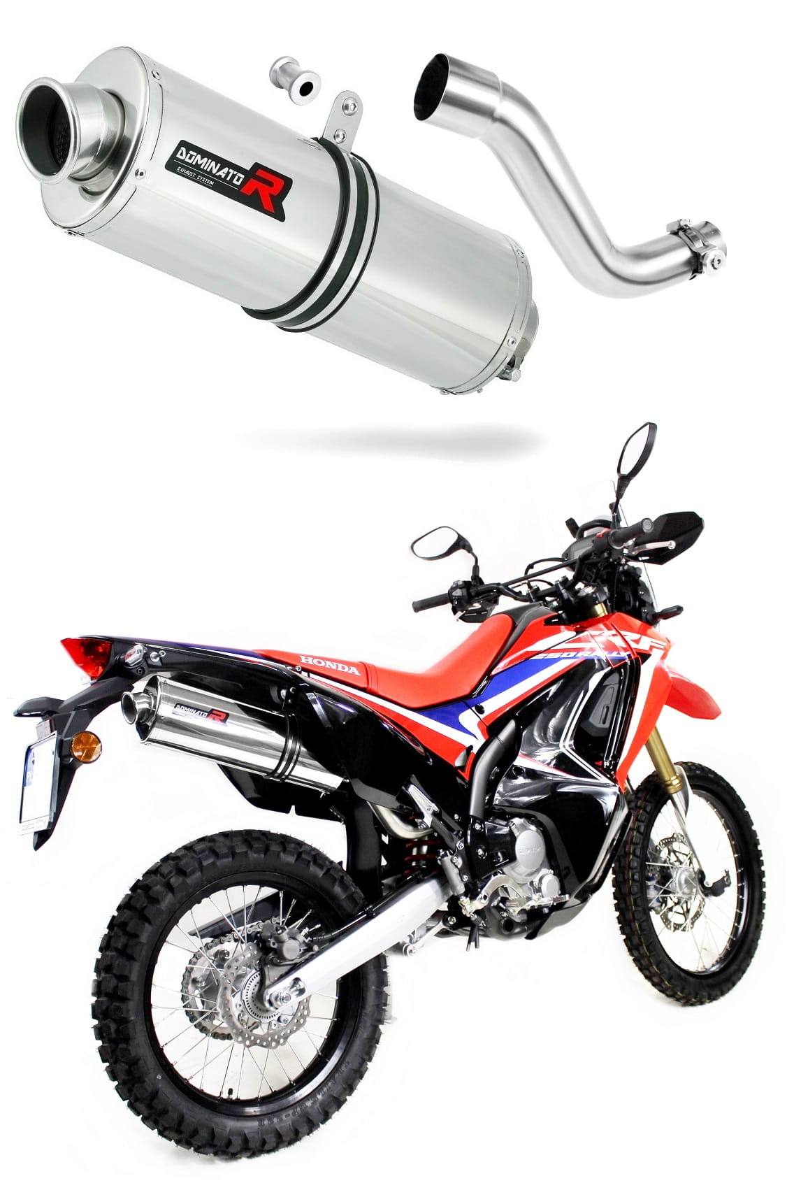 Honda CRF 250 Rally 2017 - 2019 Exhaust Silencer Muffler OV + dB killer medium 20 m.