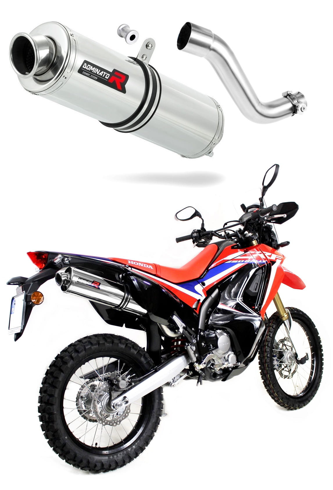 Honda CRF 250 Rally 2017 - 2019 Exhaust Silencer Muffler ST + dB killer medium 20 m.