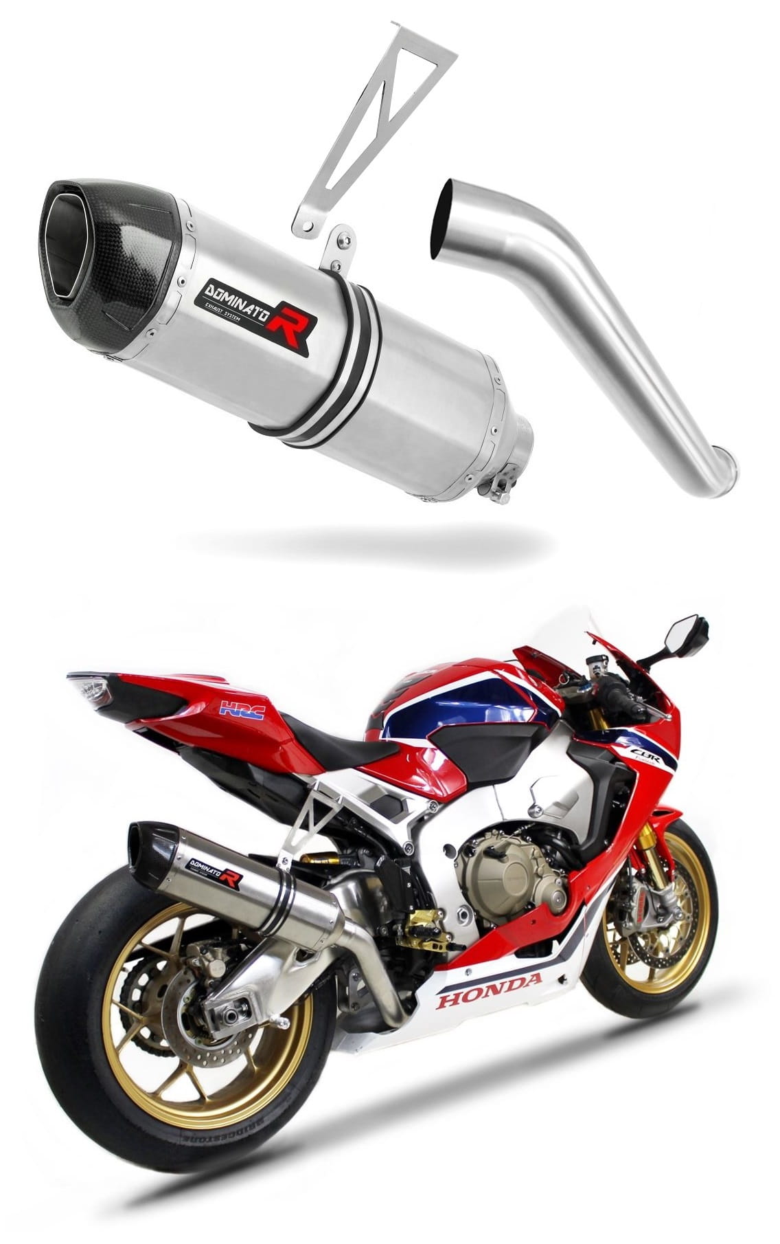Honda CBR 1000RR 2017 - 2024 Exhaust Silencer Muffler HP1 + dB killer medium 20 m.