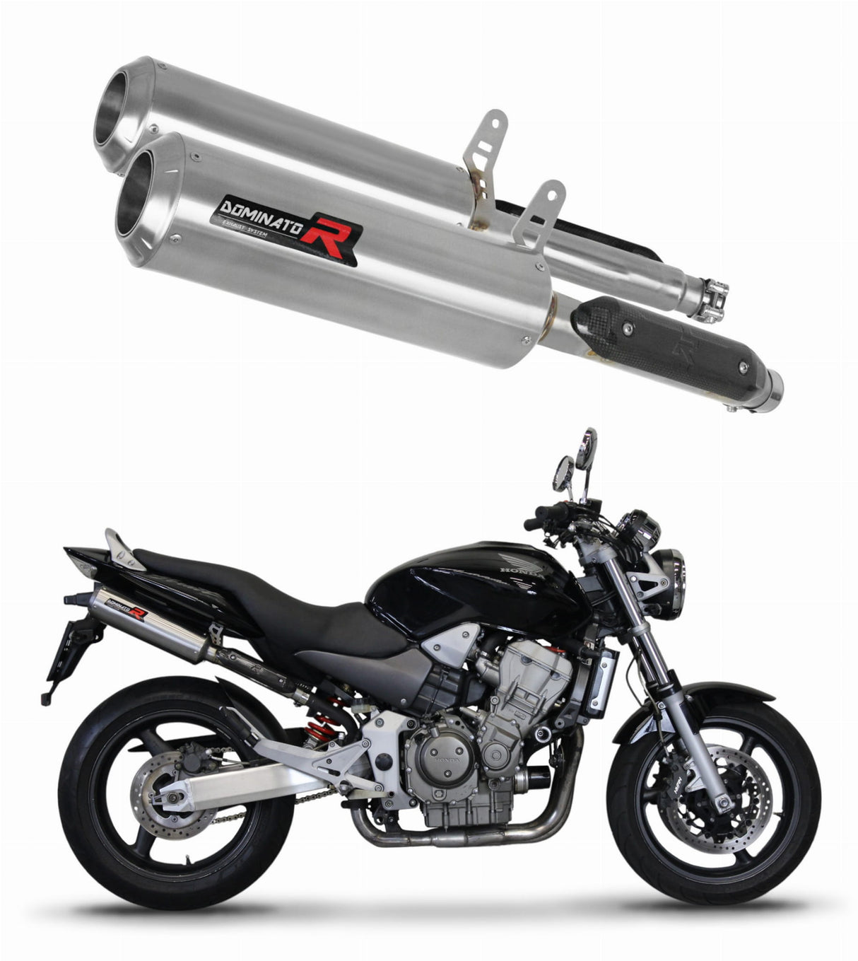 Honda CB 900F HORNET 2002 - 2007 Exhaust Silencer Muffler GP + dB killer medium 20 m.