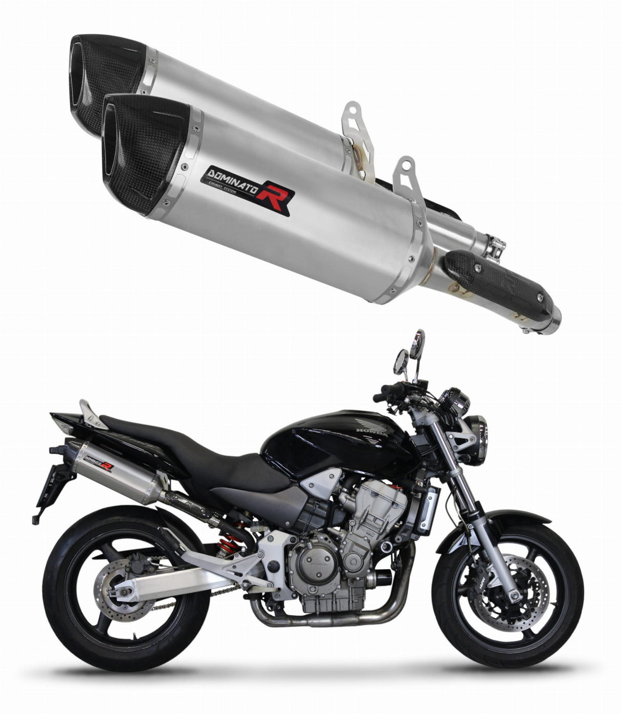 Honda CB 900F HORNET 2002 - 2007 Exhaust Silencer Muffler HP1 + dB killer medium 20 m.