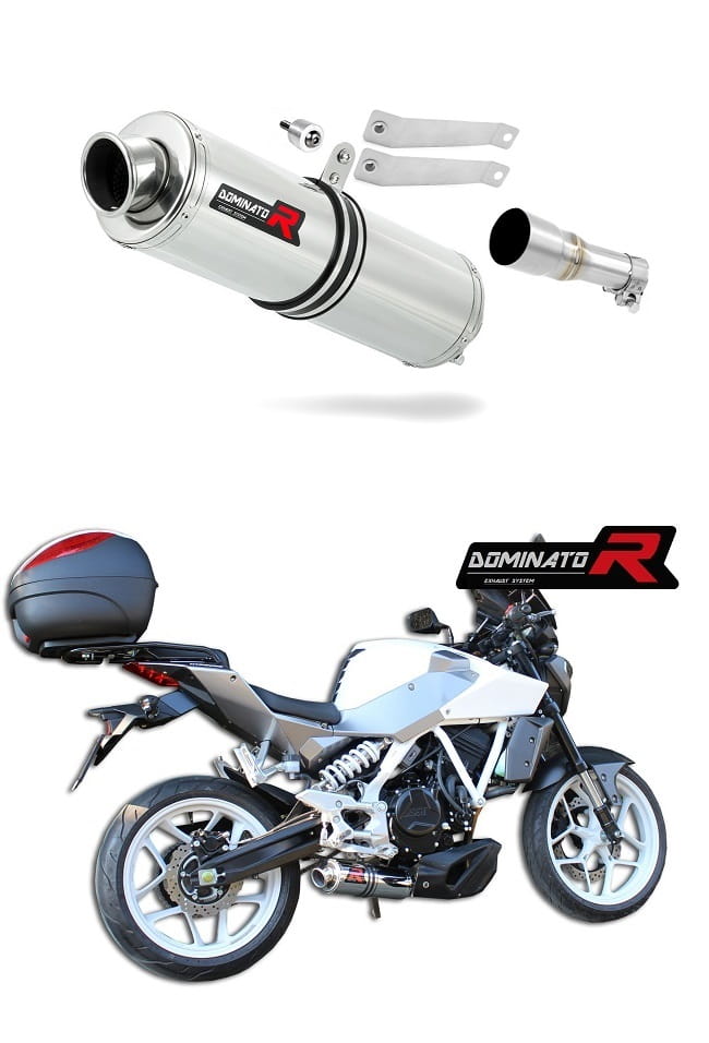 Hyosung GD 250 Exiv Exhaust Silencer Muffler GP1 + dB killer medium
