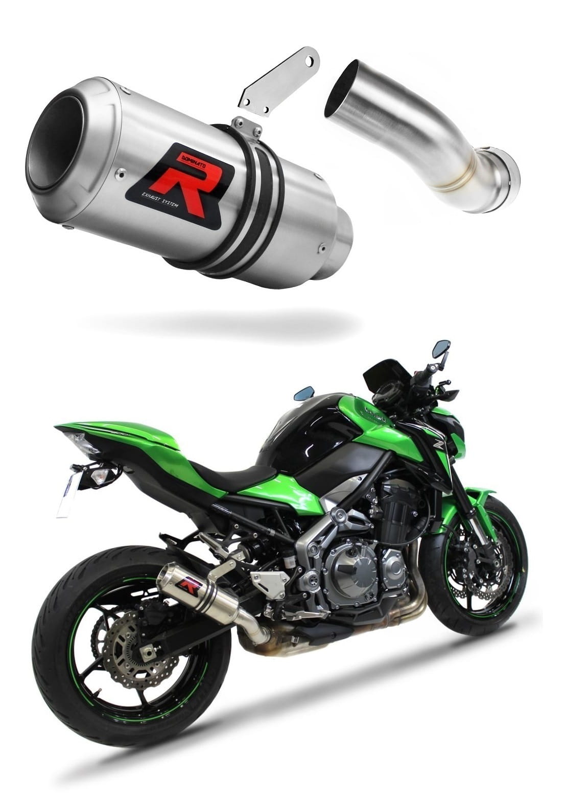 Kawasaki Z900 2017 - 2019 Exhaust Silencer Muffler GP + dB killer medium 20 m.