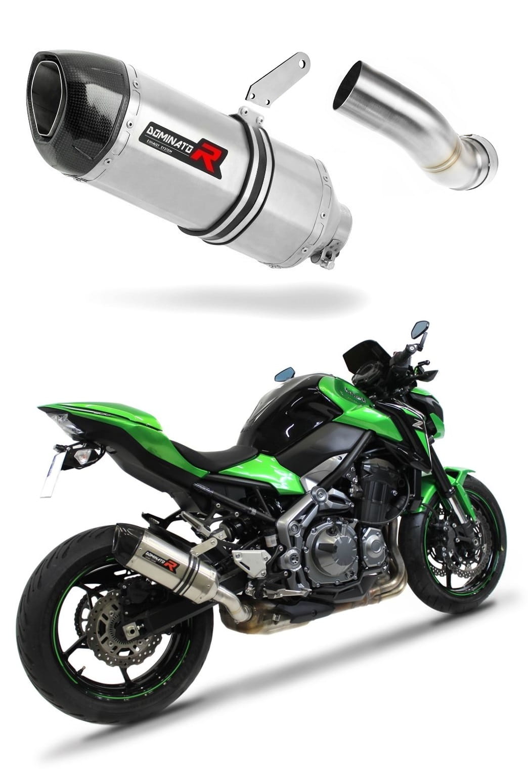 Kawasaki Z900 2017 - 2019 Exhaust Silencer Muffler HP1 + dB killer medium 20 m.