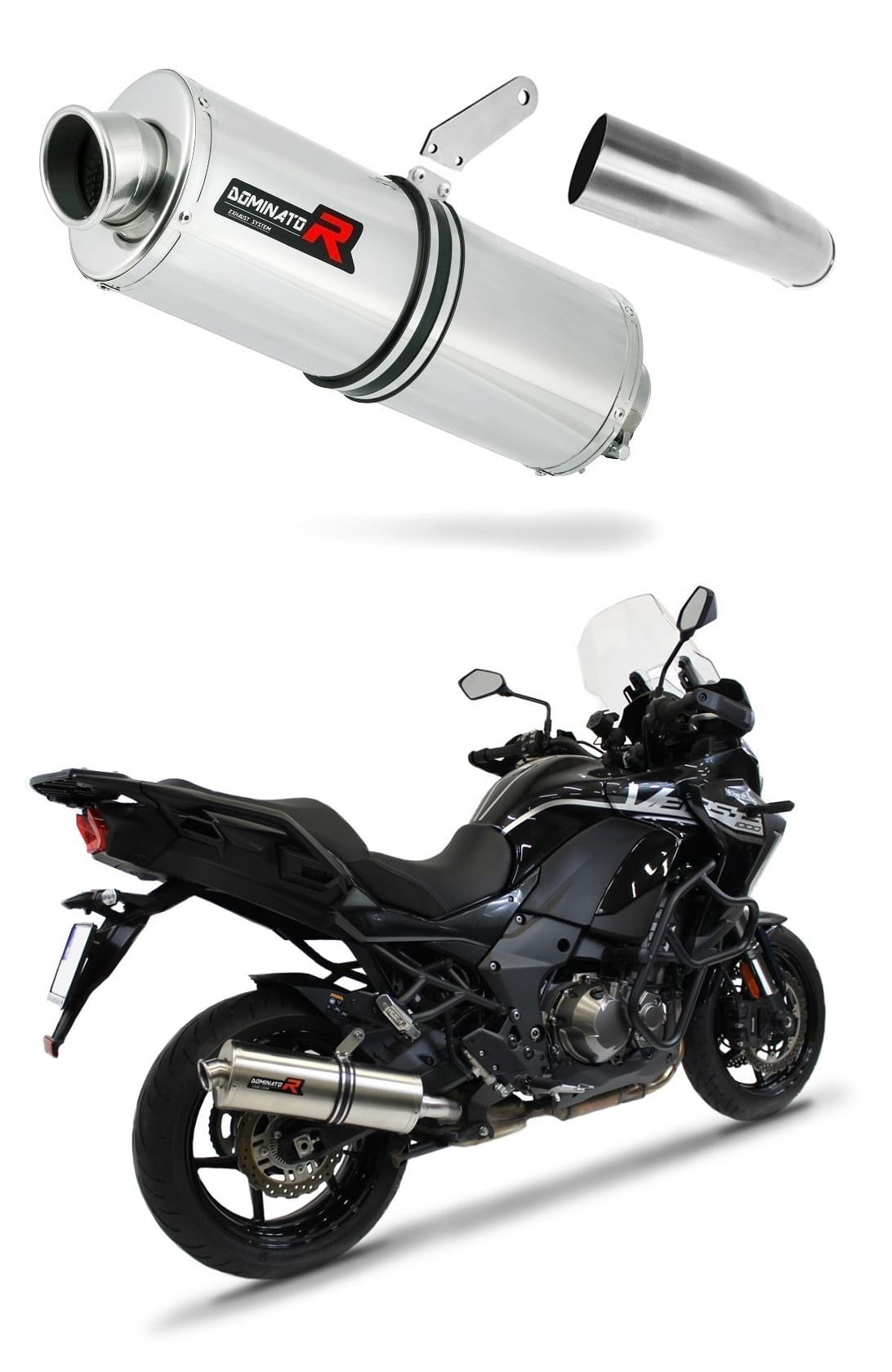 Kawasaki VERSYS 1000 2019 - 2024 Exhaust Silencer Muffler OV + dB killer medium 20 m.