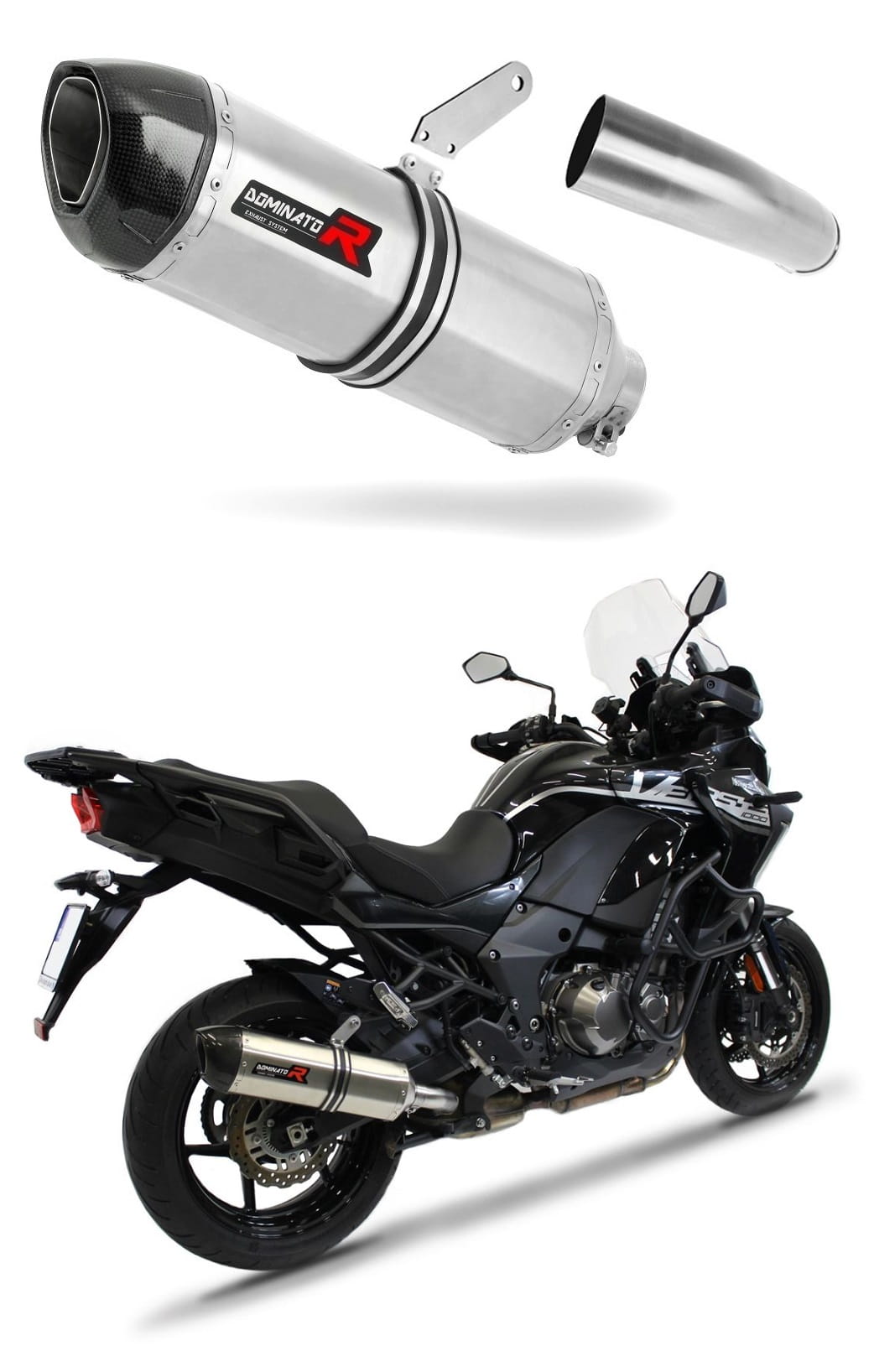 Kawasaki VERSYS 1000 2019 - 2024 Exhaust Silencer Muffler HP1 + dB killer medium 20 m.