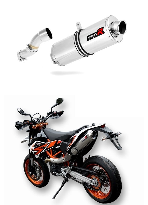 KTM 690 SMC 2008 - 2011 Exhaust Silencer Muffler OV + dB killer medium 20 m.
