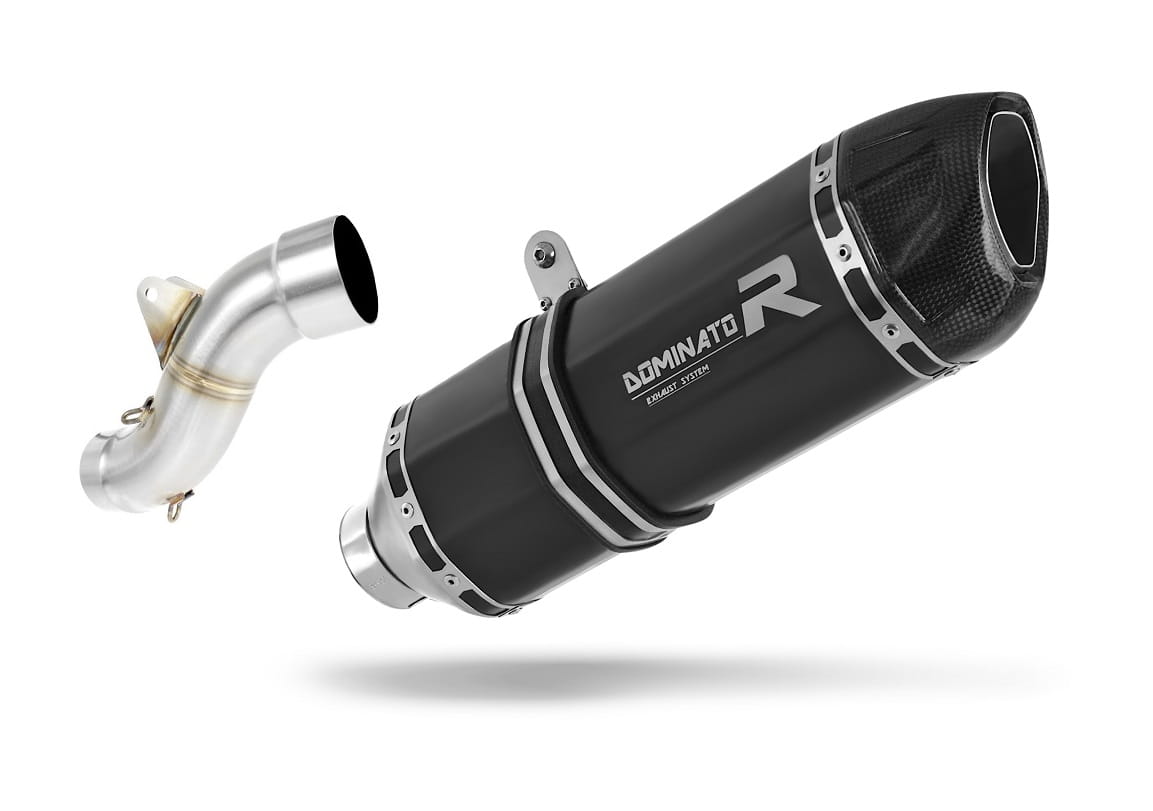 KTM LC4 640 SM 1999 - 2004 Exhaust Silencer Muffler HP1 BLACK + dB killer medium 19 m.