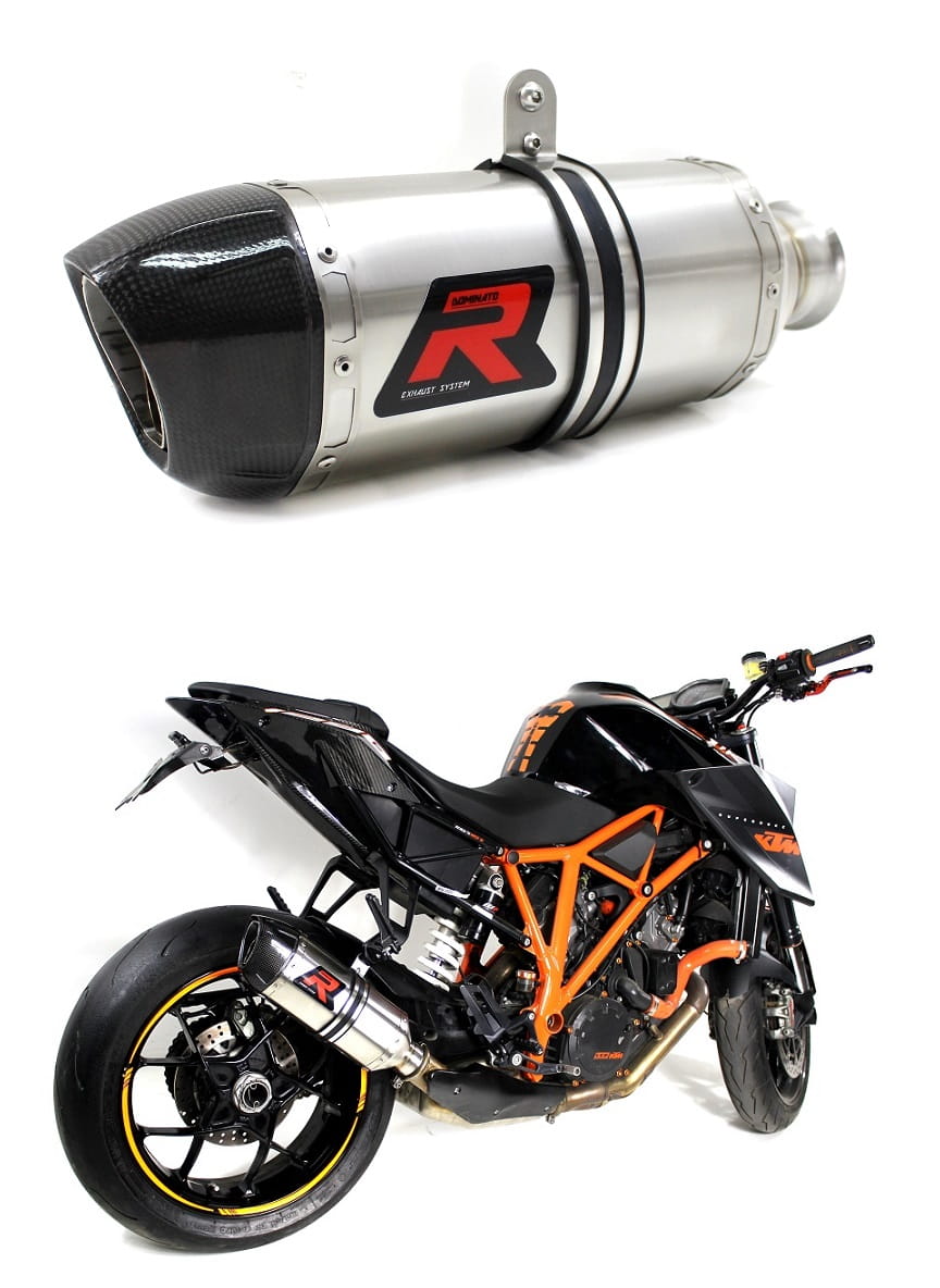 KTM 1290 SUPER Duke / R 2014 - 2016 Exhaust Silencer Muffler HP1 + dB killer medium 20 m.