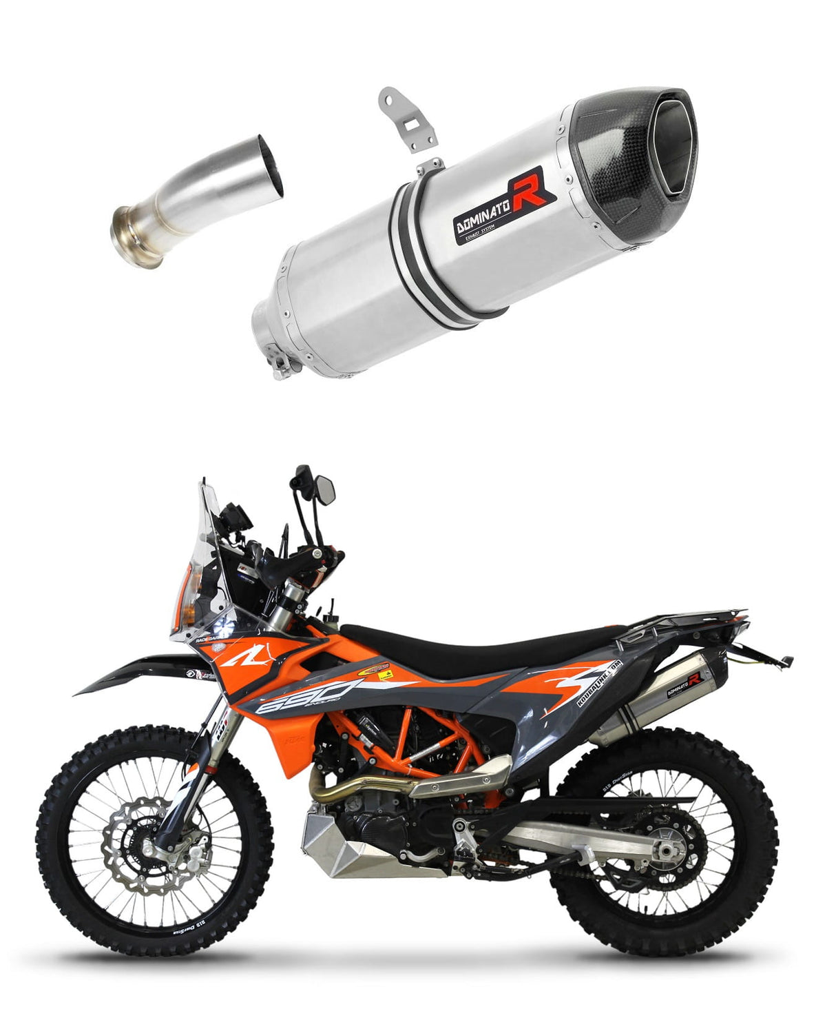 KTM 690 ENDURO R 2019 - 2020 Exhaust Silencer Muffler HP1 + dB killer medium 20 m.
