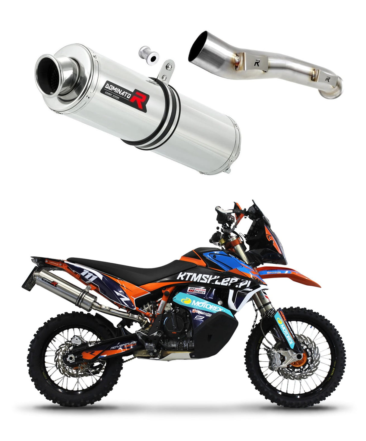 KTM 790 Adventure 2019 - 2023 Exhaust Silencer Muffler ST + dB killer medium 20 m.