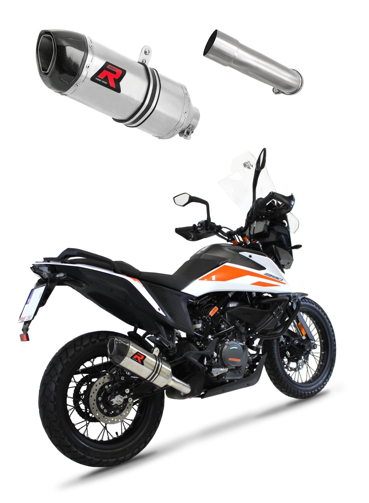 KTM 390 Adventure 2020 - 2024 Exhaust Silencer Muffler HP1 + dB killer medium 20 m.
