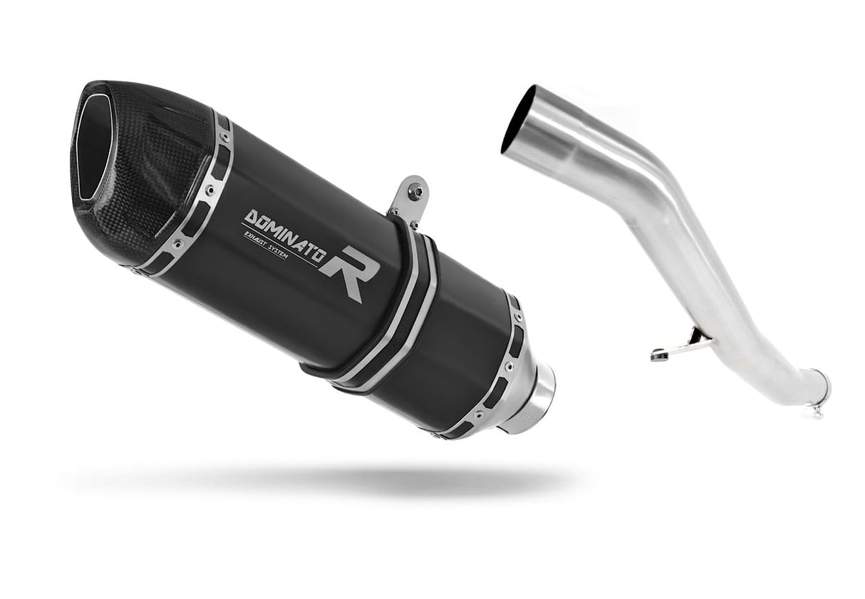 Kawasaki GTR 1400 2007 - 2009 Exhaust Silencer Muffler HP1 BLACK + dB killer medium 20 m.