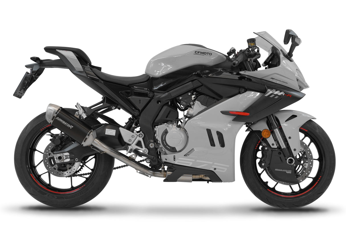 Dominator full exhaust system for CF MOTO 675 SR-R 2024-2026 (race use)