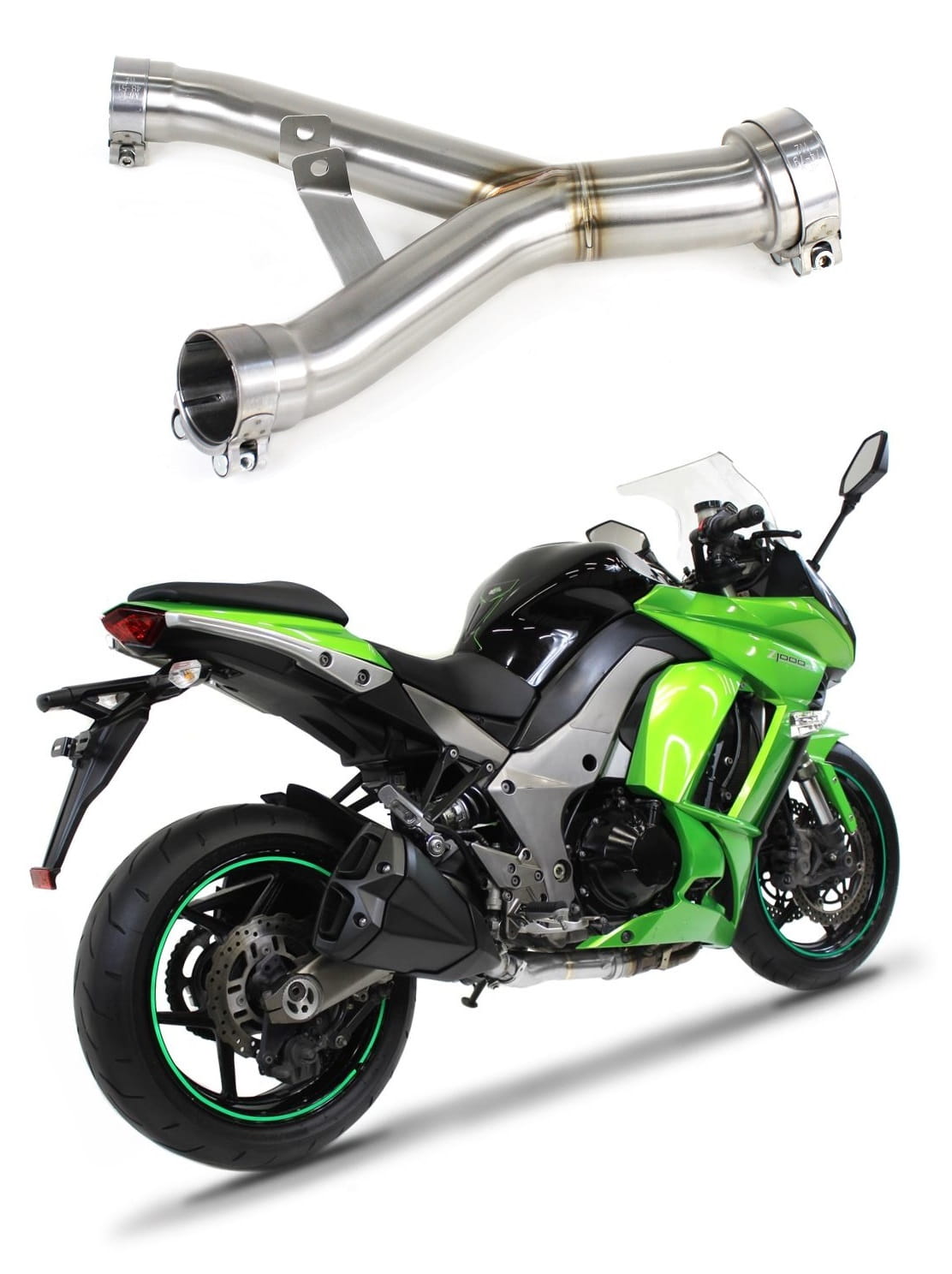 Dominator decat / link pipe for Kawasaki Z1000 SX Cat Eliminator 2017-2019 (race use)