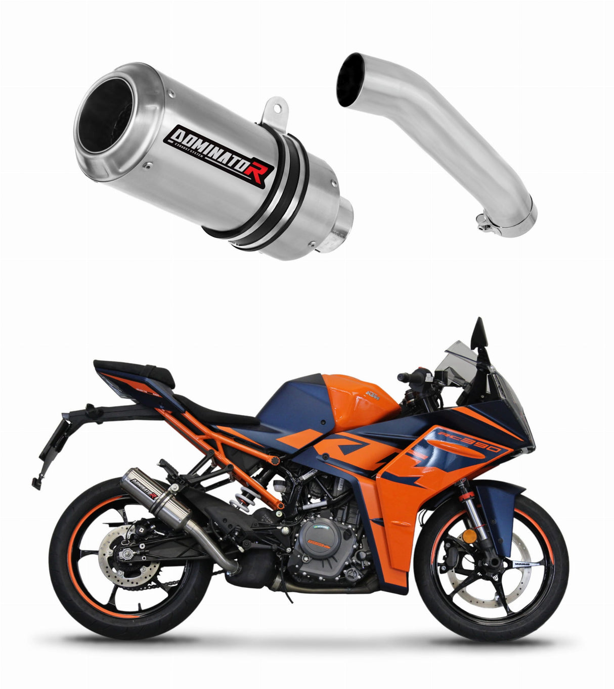 KTM RC 390 2022 - 2024 Exhaust Silencer Muffler GP + db killer 20 m.