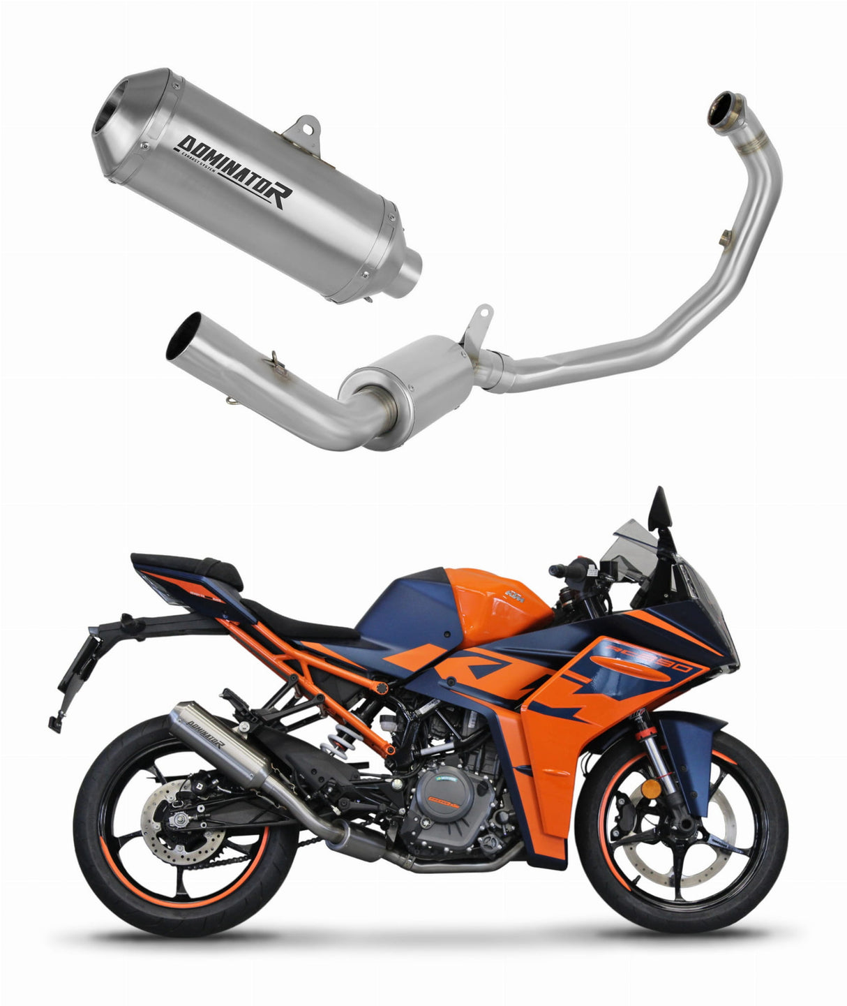 KTM RC 390 2022 - 2024 Full Exhaust System EX Silencer OV G2 + db killer 20 m.