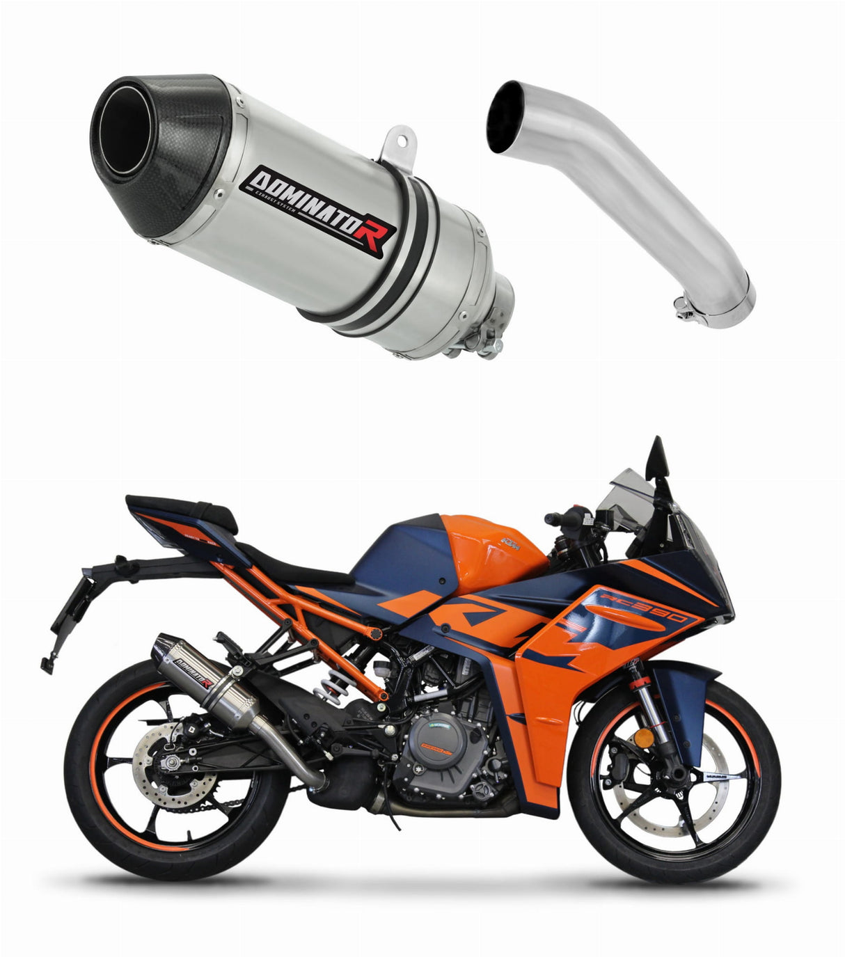 KTM RC 390 2022 - 2024 Exhaust Silencer Muffler HP3 + db killer 20 m.