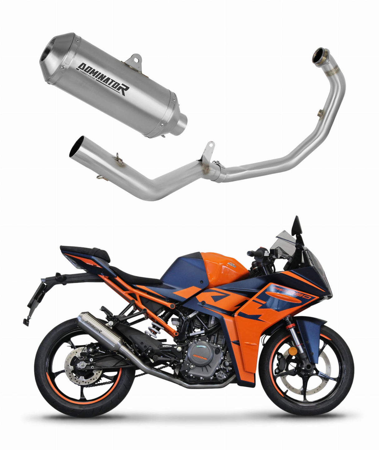 KTM RC 390 2022 - 2024 Full Exhaust System Silencer OV G2 + db killer 20 m.