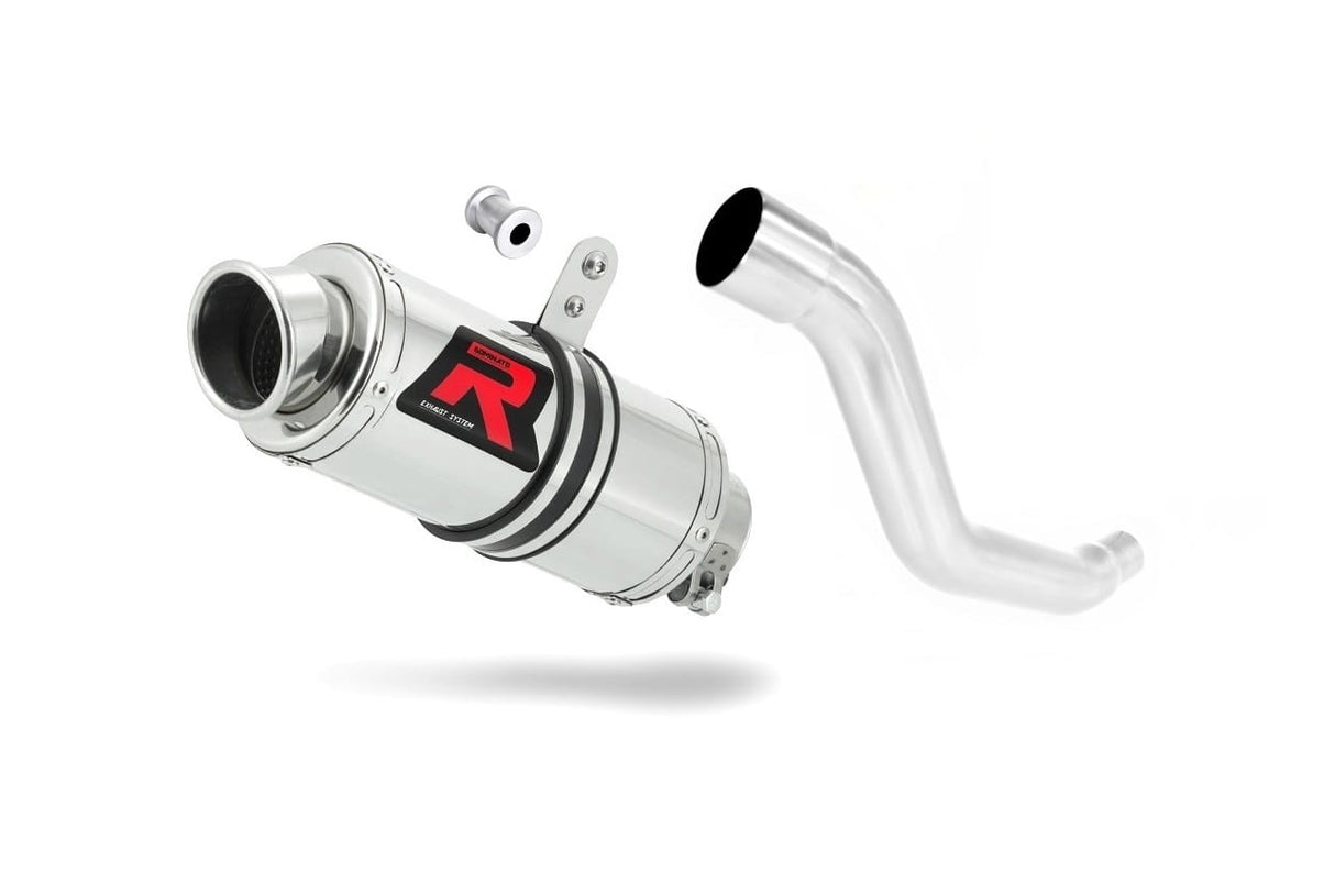 Suzuki XF 650 Freewind 1997 - 2003 Exhaust Silencer Muffler GP1 + dB killer medium 19 m.