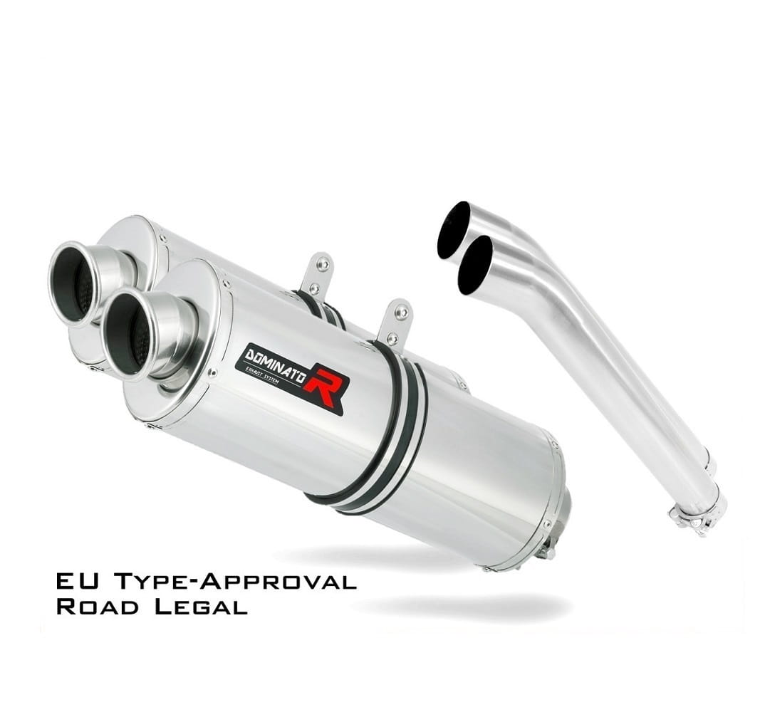 DL 1000 V-STROM EU Approved Exhaust Silencer OVAL 2002 - 2012 20 m.