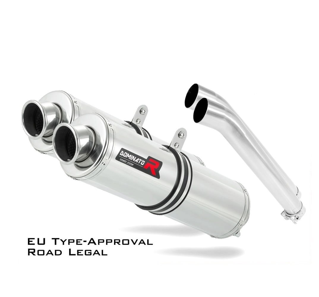 DL 1000 V-STROM EU Approved Exhaust Silencer ROUND 2002 - 2012 20 m.