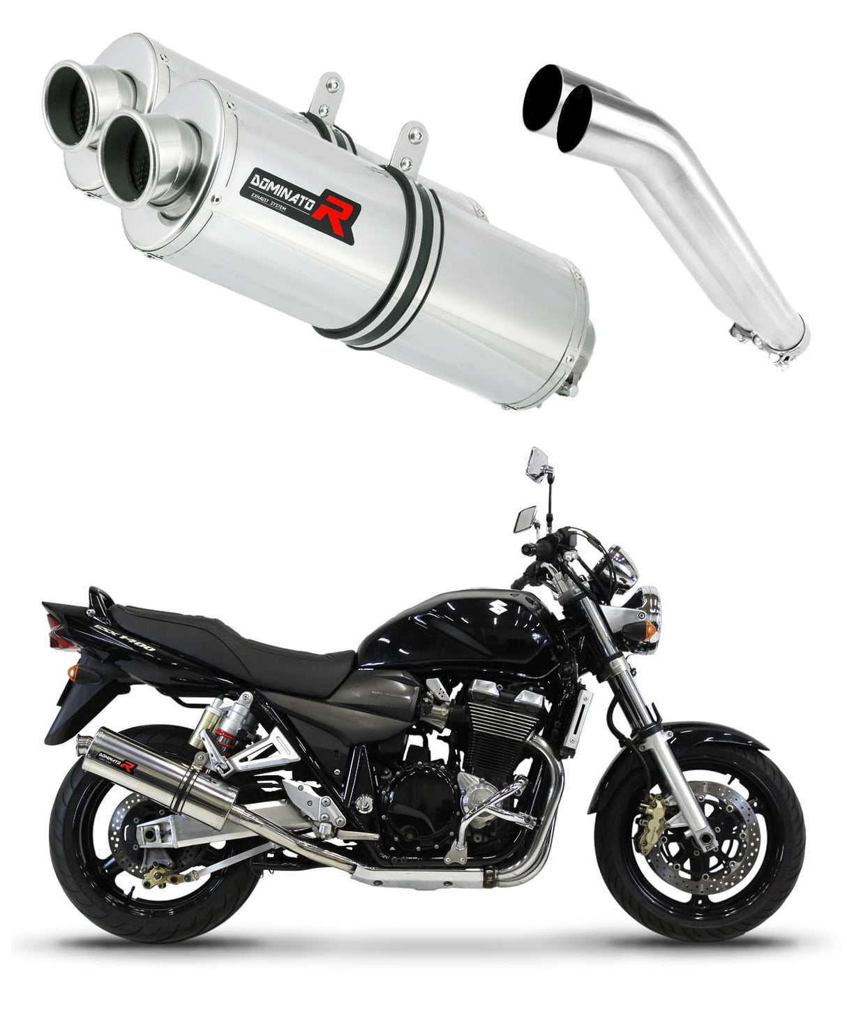 Suzuki GSX 1400 2001 - 2005 Exhaust Silencer Muffler OV + dB killer medium 20 m.