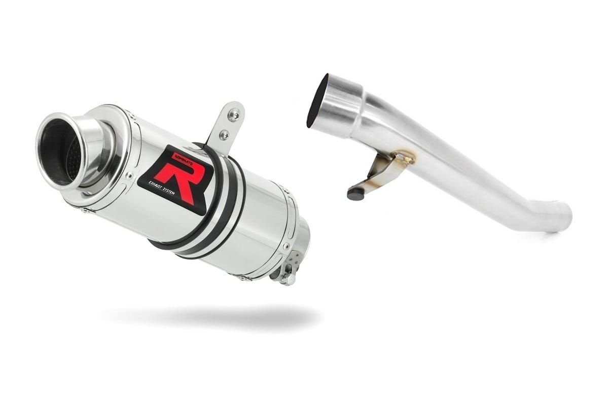 Suzuki GSX 1200 INAZUMA 1999 - 2000 Exhaust Silencer Muffler GP1 + dB killer medium 19 m.