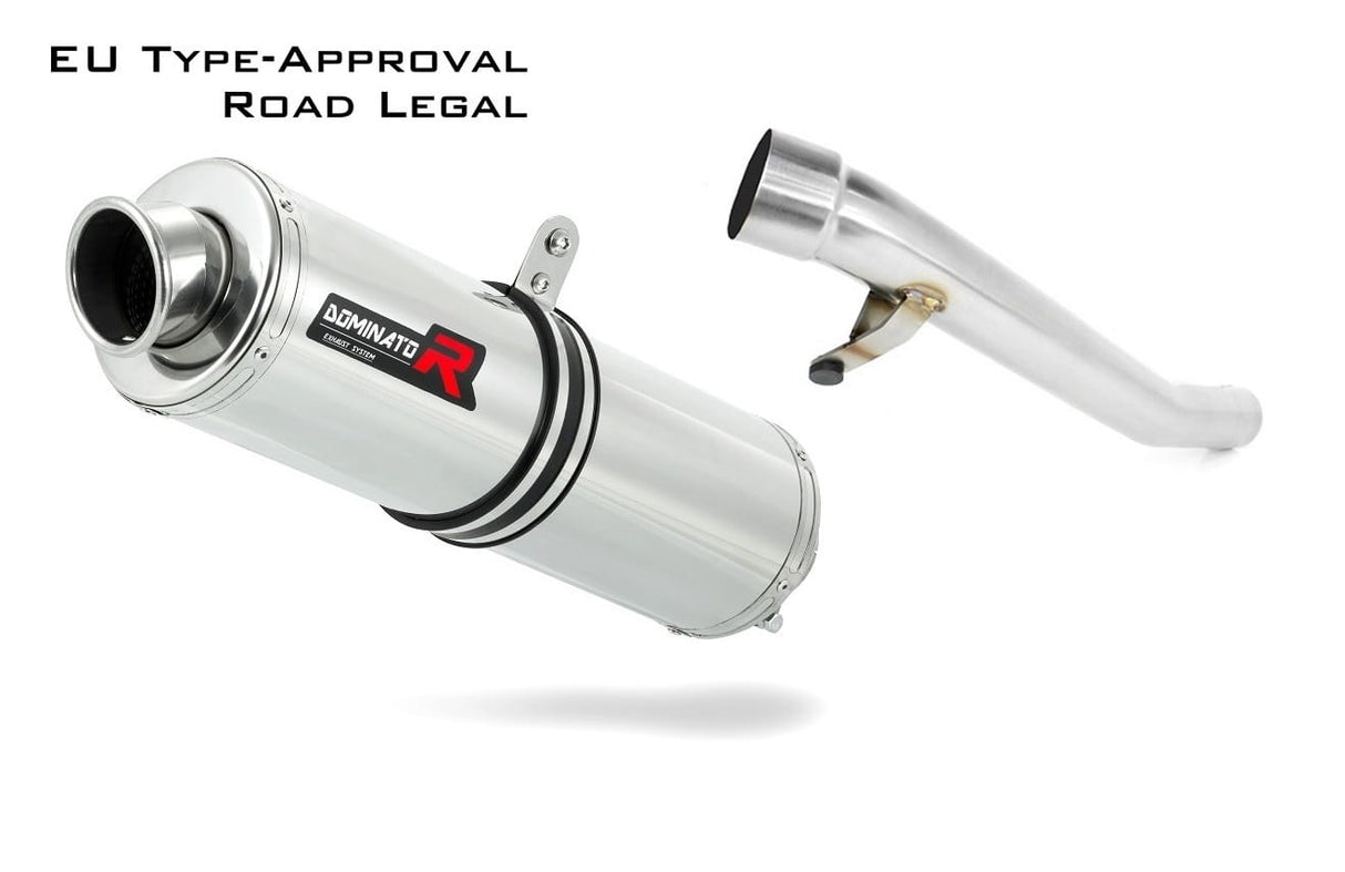 GSX 1200 INAZUMA EU Approved Exhaust Silencer ROUND 1999 - 2000 19 m.