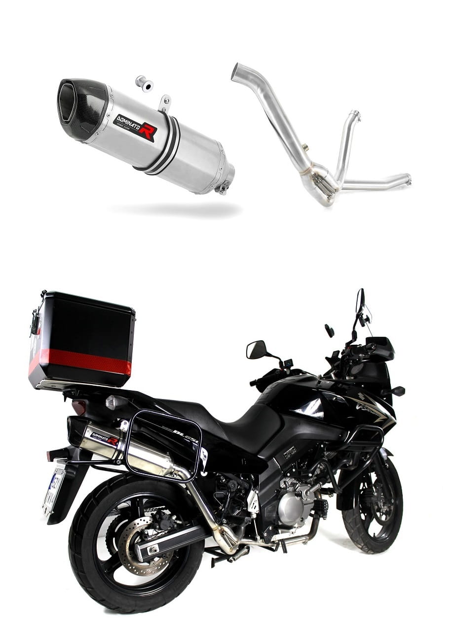 Suzuki DL 650 V-Strom / XT 2012 - 2016 Exhaust Silencer Muffler HP1 + dB killer medium 20 m.