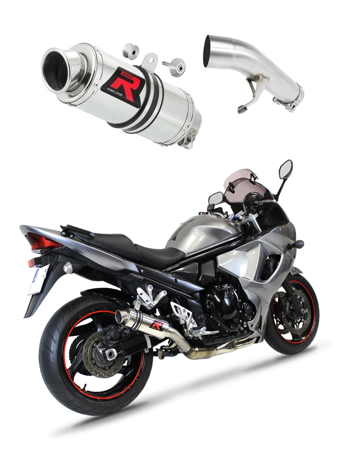 Suzuki GSX 1250 FA 2010 - 2016 Exhaust Silencer Muffler GP1 + dB killer medium 20 m.