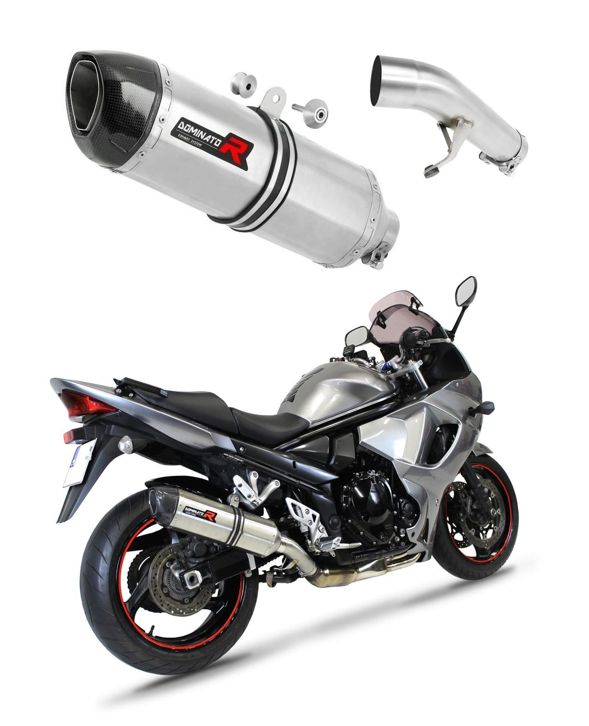 Suzuki GSX 1250 FA 2010 - 2016 Exhaust Silencer Muffler HP1 + dB killer medium 20 m.