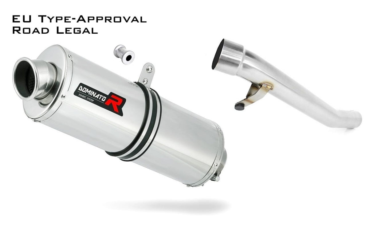 GSF 1200 BANDIT EU Approved Exhaust Silencer OVAL 2006 - 2007 20 m.