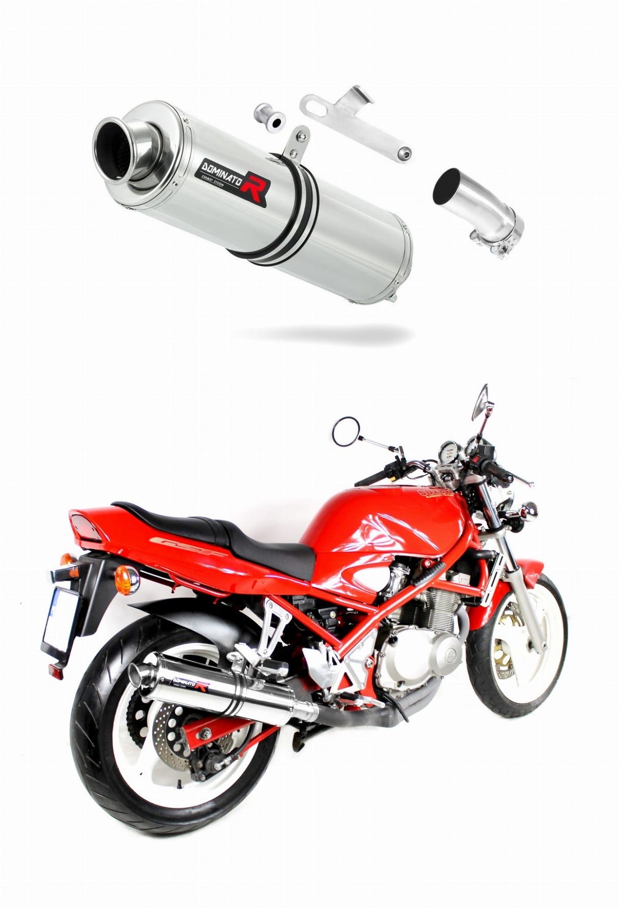 Suzuki GSF BANDIT 400 1991 - 1995 Exhaust Silencer Muffler ST + dB killer medium 19 m.