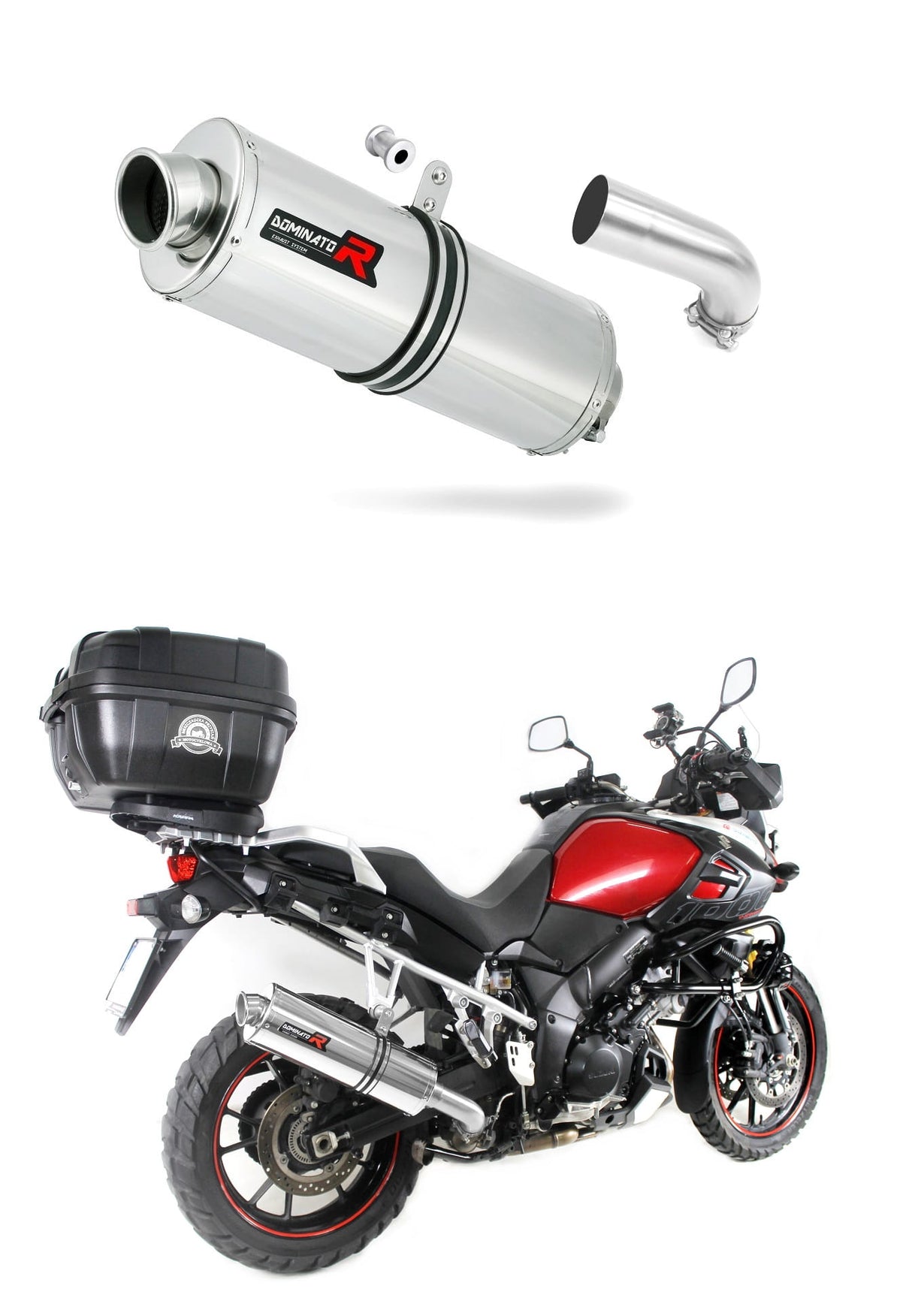 Suzuki DL 1000 V-Strom 2014 - 2016 Exhaust Silencer Muffler OV + dB killer medium 20 m.