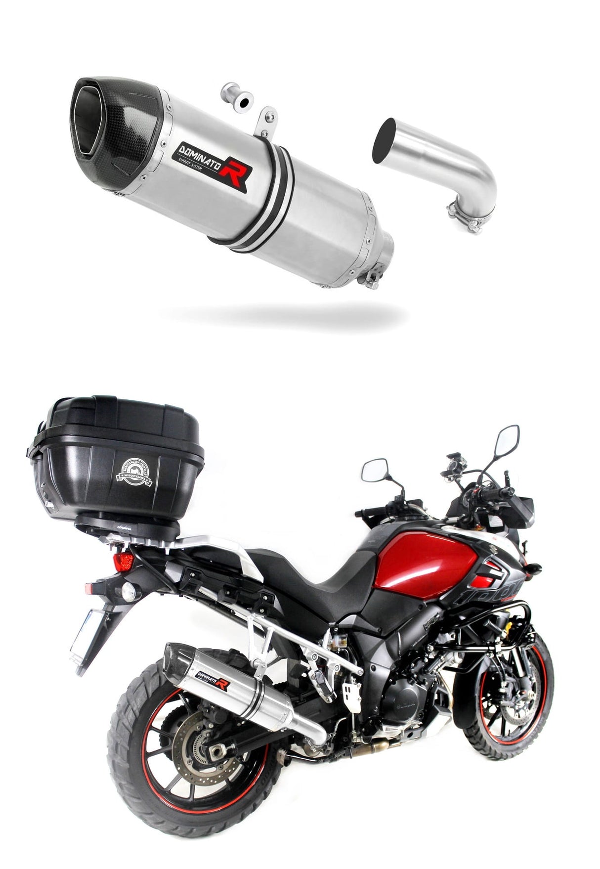Suzuki DL 1000 V-Strom 2014 - 2016 Exhaust Silencer Muffler HP1 + dB killer medium 20 m.
