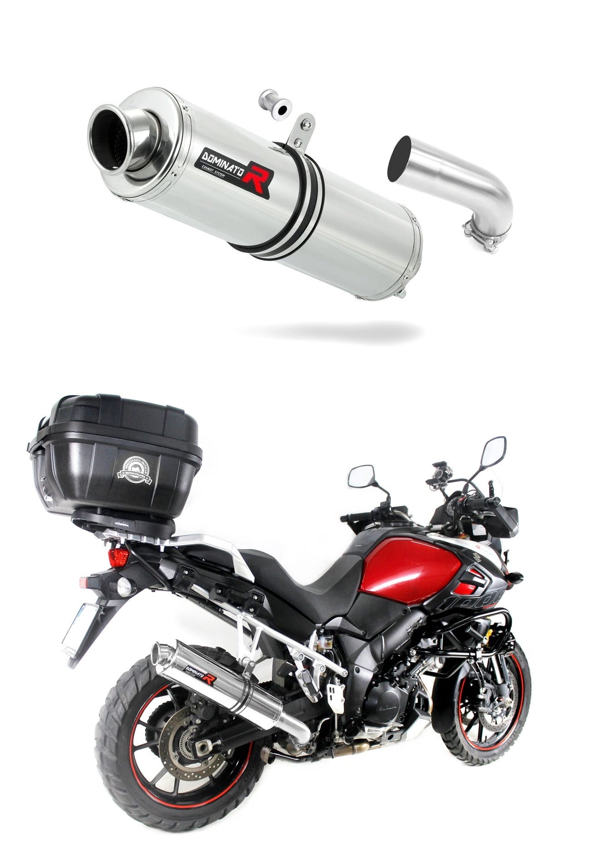 Suzuki DL 1000 V-Strom 2014 - 2016 Exhaust Silencer Muffler ST + dB killer medium 20 m.