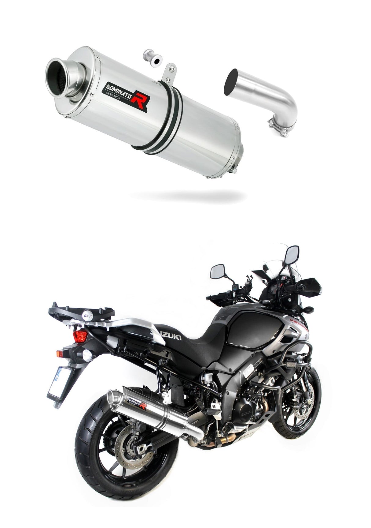 Suzuki DL 1000 V-Strom 2017 - 2020 Exhaust Silencer Muffler OV + dB killer medium 20 m.