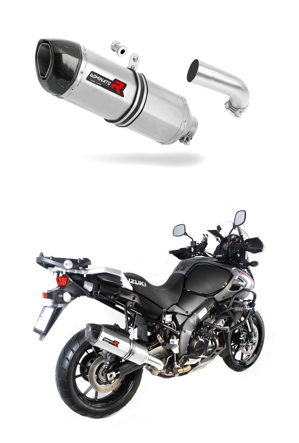 Suzuki DL 1000 V-Strom 2017 - 2020 Exhaust Silencer Muffler HP1 + dB killer medium 20 m.