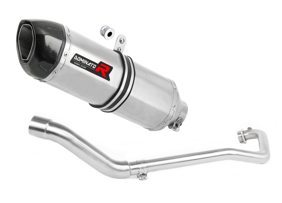 Suzuki GSX R 125 2017 - 2019 Full Exhaust System Collector Silencer HP1 + dB killer medium 20 m.