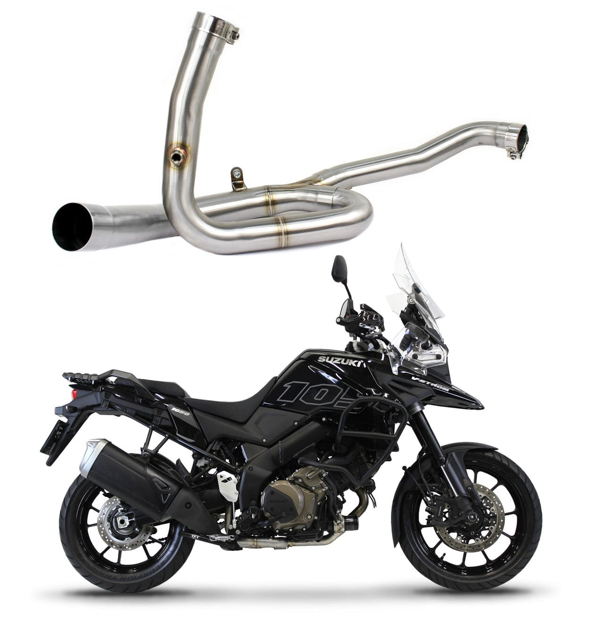 Suzuki DL 1050 V-Strom / XT / DE 2020 - 2024 Racing Down Pipe Mid pipe 20 m.