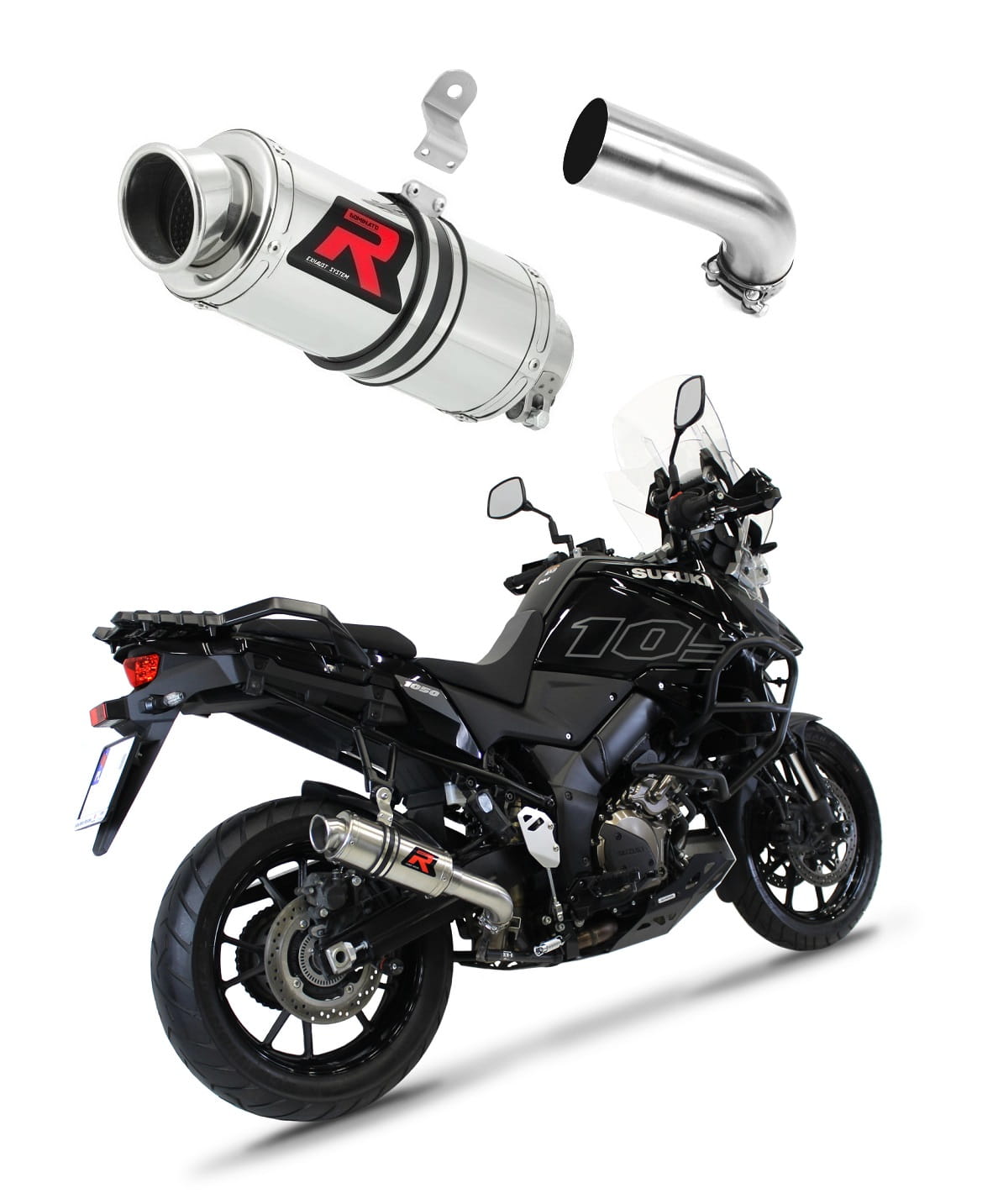 Suzuki DL 1050 V-Strom / XT / DE 2020 - 2024 Exhaust Silencer Muffler GP1 + dB killer 20 m.