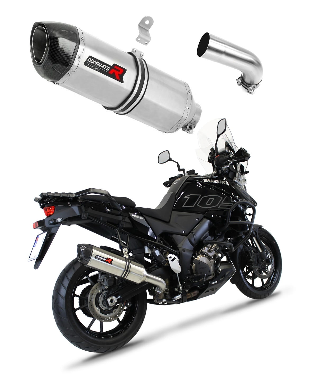 Suzuki DL 1050 V-Strom / XT / DE 2020 - 2024 Exhaust Silencer Muffler HP1 + dB killer 20 m.