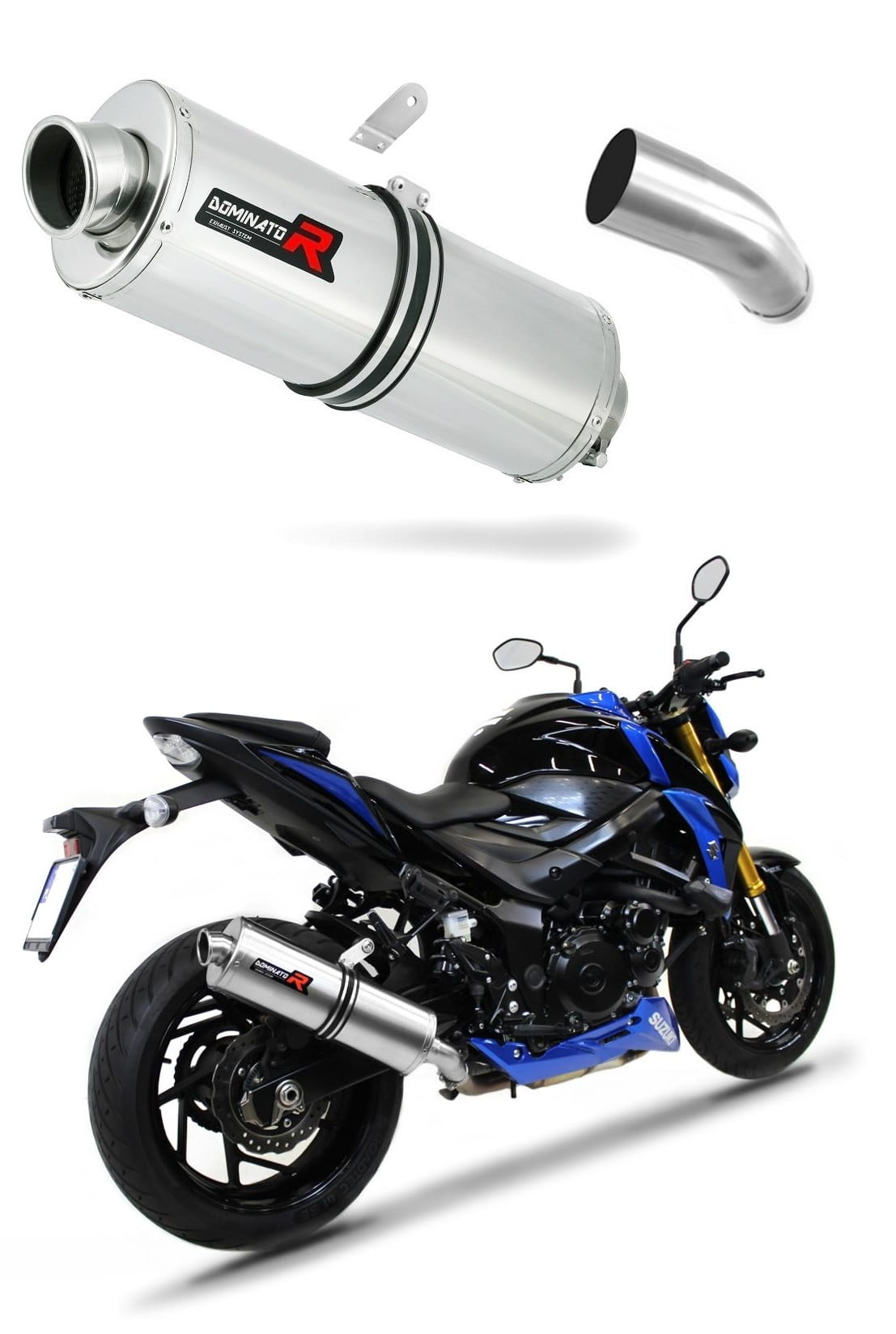 Suzuki GSX-S 750 2017 - 2020 Exhaust Silencer Muffler OV + dB killer medium 20 m.